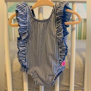 Ruffle Butt One Piece Bathing Suit